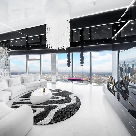 アパート Sky Tower Z Jakuzzi Przy Oknie