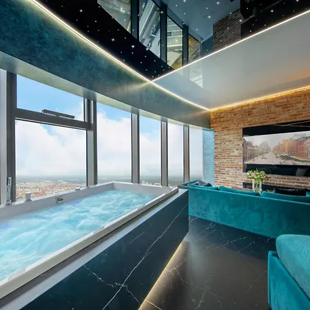 Apartment Sky Tower Z Jakuzzi Przy Oknie *